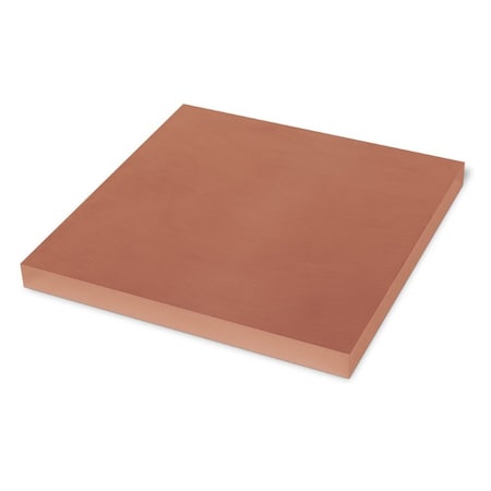 Tci Precision Metals Precision Ground 1.000in X 6.000in X 6.000in C110 Copper GB-C110-1000-06-06